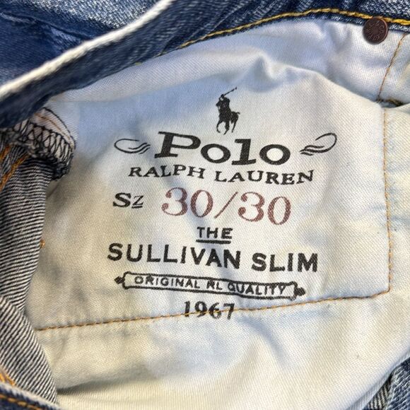 Polo Ralph Lauren Men’s Sullivan Slim-Fit Tapered Embroidered Pony Jeans 30x30 - Picture 7 of 14